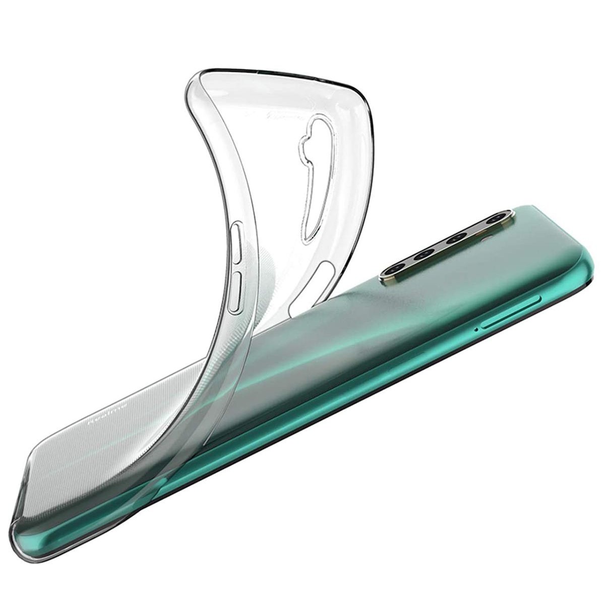 Funda Silicona Gel TPU Transparente para Realme 6