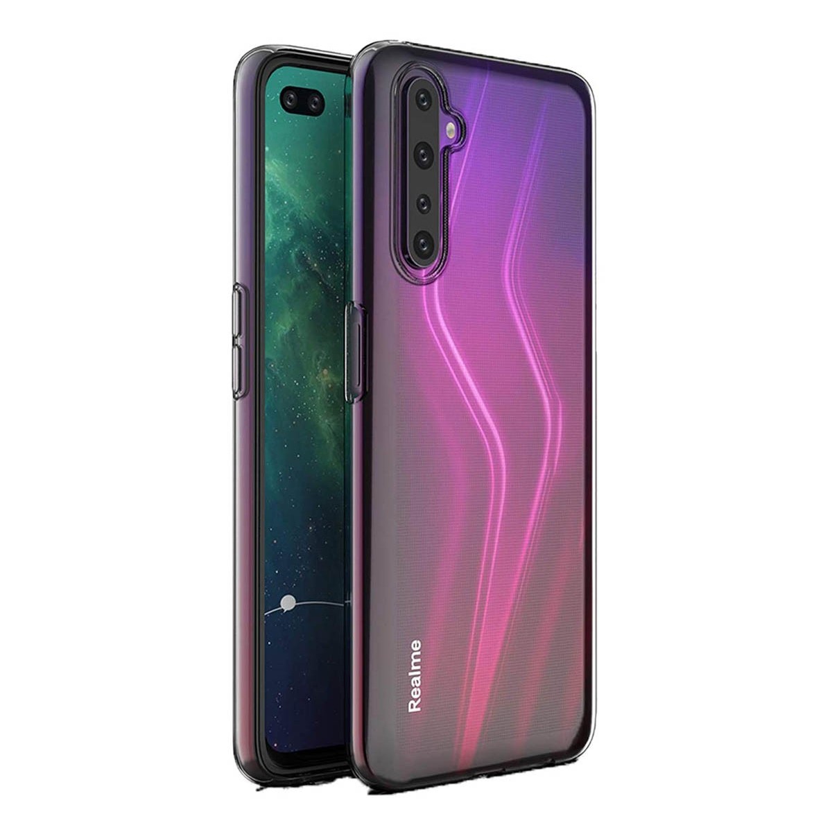 Funda Silicona Gel TPU Transparente para Realme 6 Pro