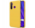 Funda Silicona Líquida Ultra Suave para Realme 5 Pro color Amarilla