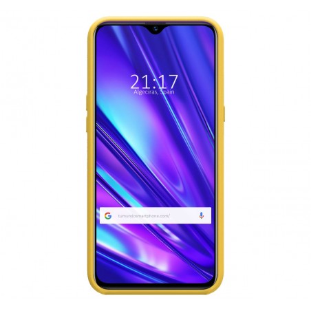 Funda Silicona Líquida Ultra Suave para Realme 5 Pro color Amarilla