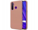 Funda Silicona Líquida Ultra Suave para Realme 5 Pro color Rosa