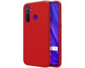 Funda Silicona Líquida Ultra Suave para Realme 5 Pro color Roja