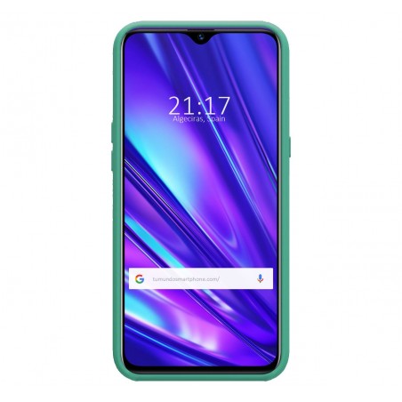 Funda Silicona Líquida Ultra Suave para Realme 5 Pro color Verde