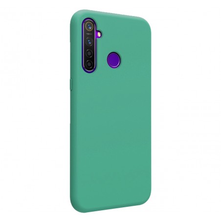 Funda Silicona Líquida Ultra Suave para Realme 5 Pro color Verde
