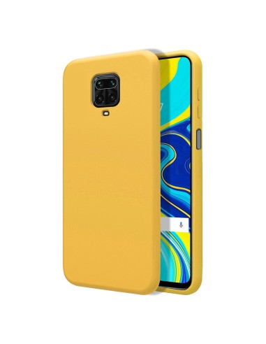 Funda Silicona Líquida Ultra Suave para Xiaomi Redmi Note 9S / Note 9 Pro color Amarilla