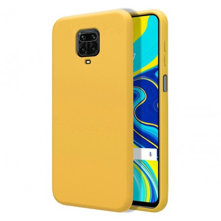 Funda Silicona Líquida Ultra Suave para Xiaomi Redmi Note 9S / Note 9 Pro color Amarilla