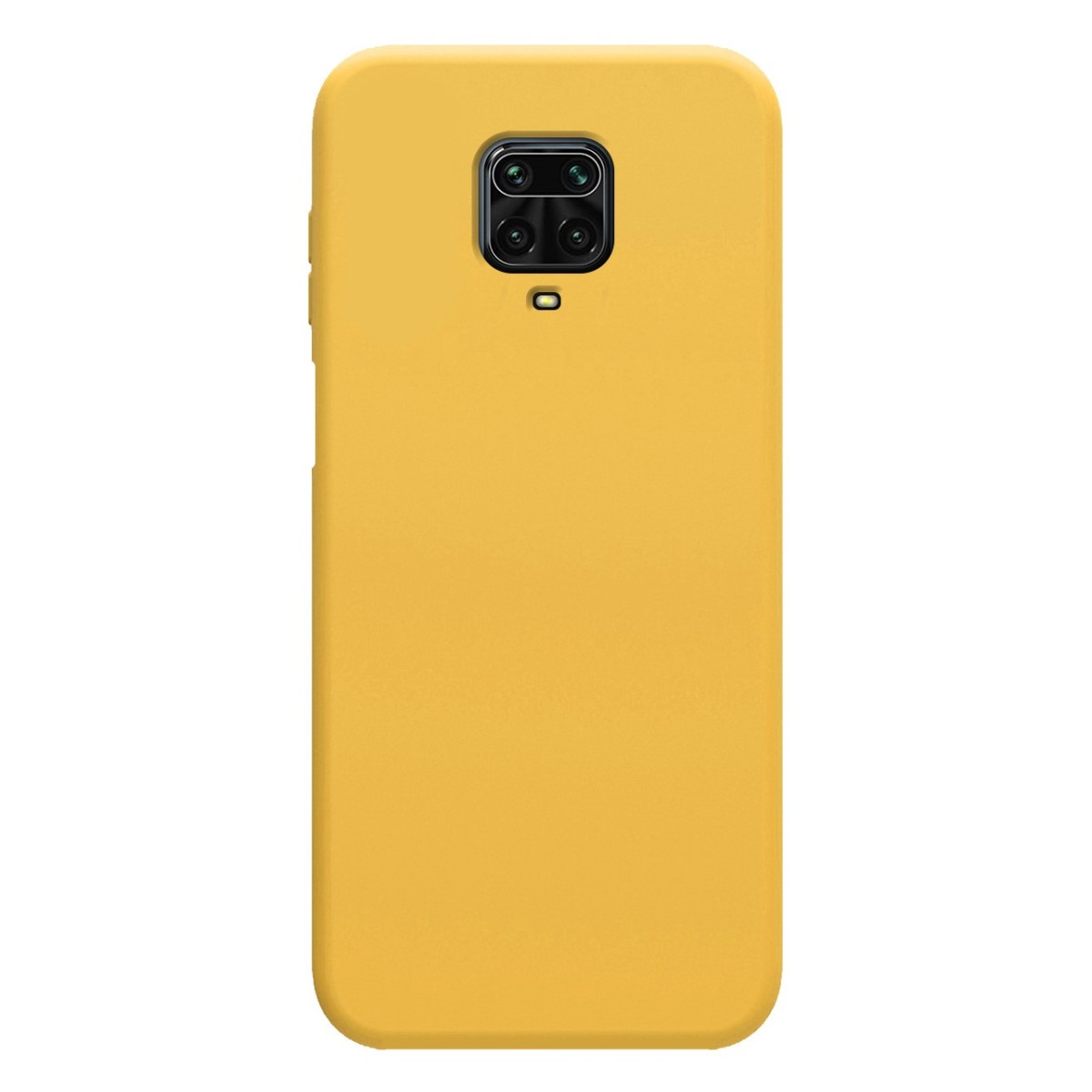 Funda Silicona Líquida Ultra Suave para Xiaomi Redmi Note 9S / Note 9 Pro color Amarilla