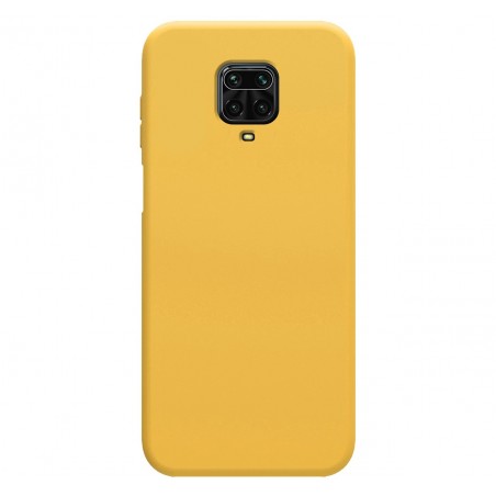 Funda Silicona Líquida Ultra Suave para Xiaomi Redmi Note 9S / Note 9 Pro color Amarilla