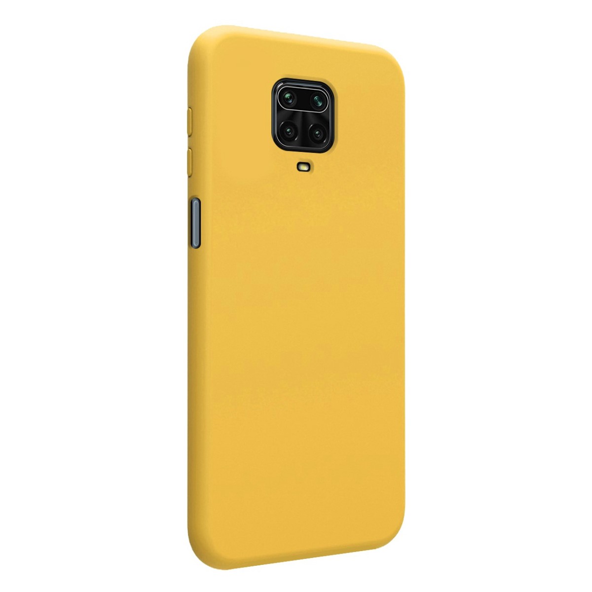 Funda Silicona Líquida Ultra Suave para Xiaomi Redmi Note 9S / Note 9 Pro color Amarilla