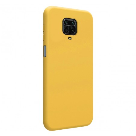 Funda Silicona Líquida Ultra Suave para Xiaomi Redmi Note 9S / Note 9 Pro color Amarilla
