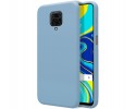Funda Silicona Líquida Ultra Suave para Xiaomi Redmi Note 9S / Note 9 Pro color Azul Celeste