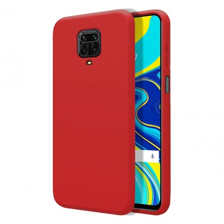 Funda Silicona Líquida Ultra Suave para Xiaomi Redmi Note 9S / Note 9 Pro color Roja