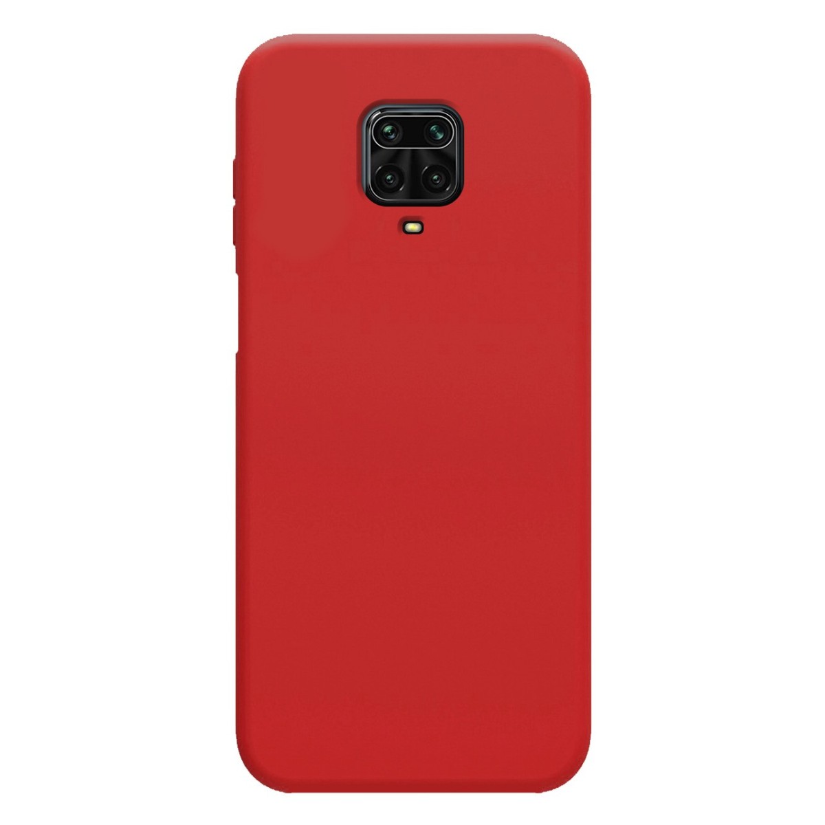 Funda Silicona Líquida Ultra Suave para Xiaomi Redmi Note 9S / Note 9 Pro color Roja