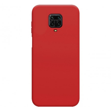 Funda Silicona Líquida Ultra Suave para Xiaomi Redmi Note 9S / Note 9 Pro color Roja