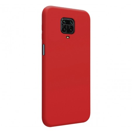 Funda Silicona Líquida Ultra Suave para Xiaomi Redmi Note 9S / Note 9 Pro color Roja