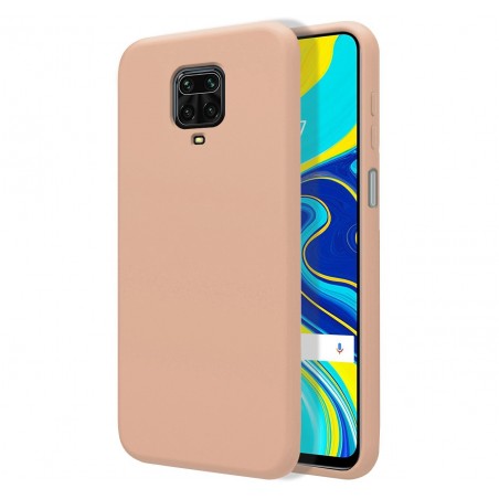 Funda Silicona Líquida Ultra Suave para Xiaomi Redmi Note 9S / Note 9 Pro color Rosa