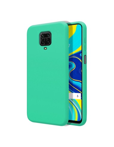 Funda Silicona Líquida Ultra Suave para Xiaomi Redmi Note 9S / Note 9 Pro color Verde