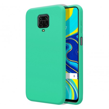 Funda Silicona Líquida Ultra Suave para Xiaomi Redmi Note 9S / Note 9 Pro color Verde