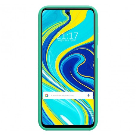 Funda Silicona Líquida Ultra Suave para Xiaomi Redmi Note 9S / Note 9 Pro color Verde