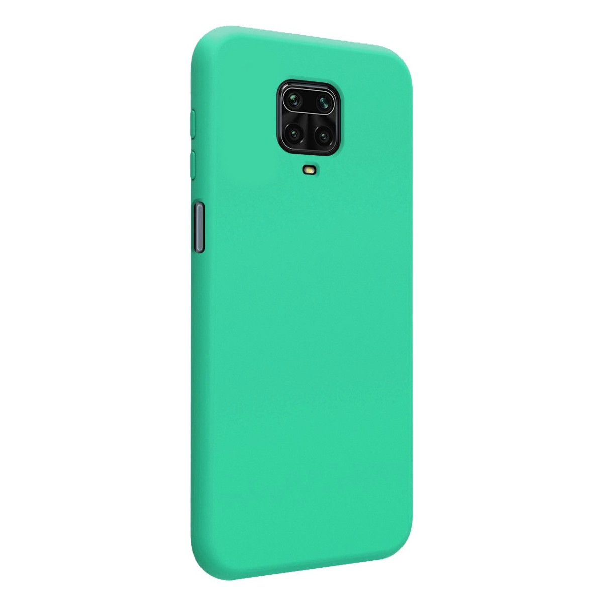 Funda Silicona Líquida Ultra Suave para Xiaomi Redmi Note 9S / Note 9 Pro color Verde