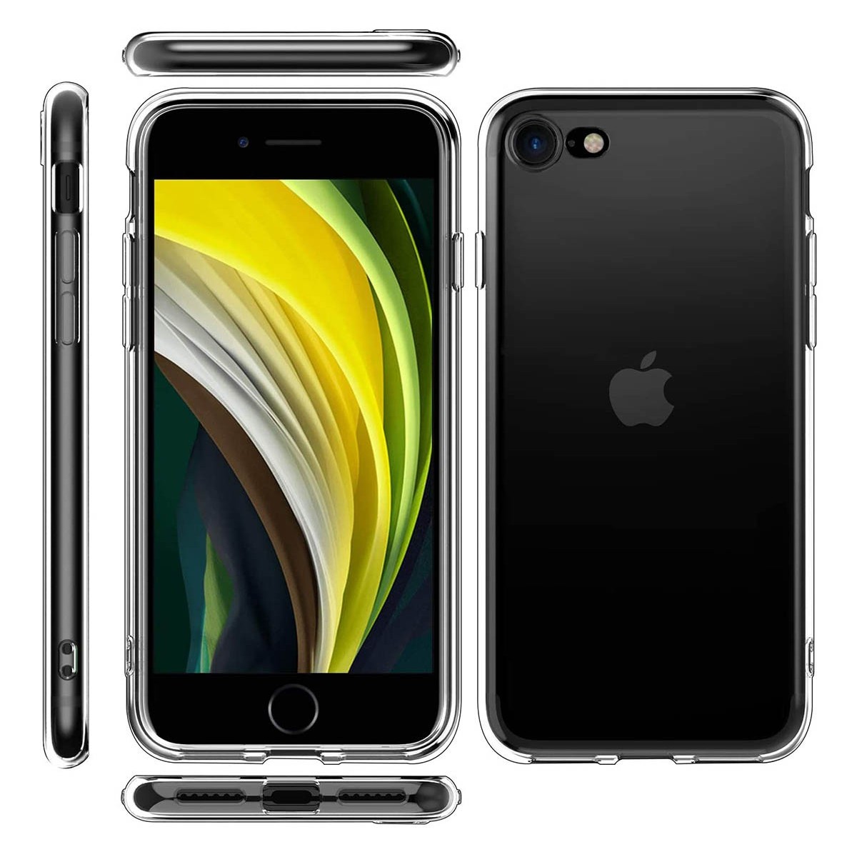 Funda Silicona Gel TPU Transparente para Iphone SE 2020
