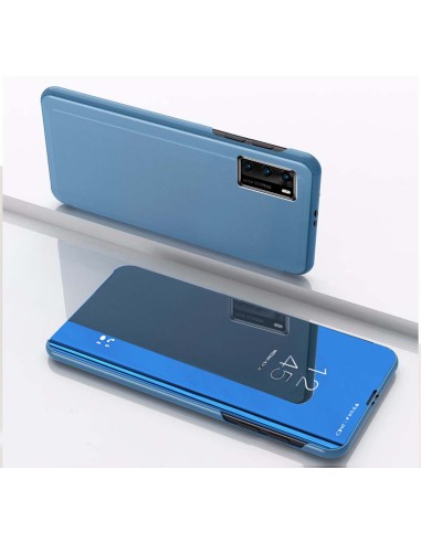 Funda Flip Cover Clear View para Huawei P40 Pro color Azul