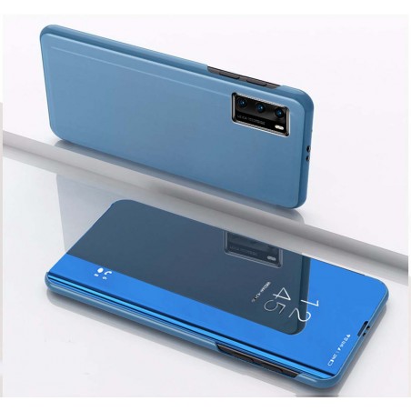 Funda Flip Cover Clear View para Huawei P40 Pro color Azul