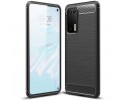 Funda Gel Tpu Tipo Carbon Negra para Huawei P40