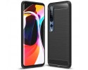 Funda Gel Tpu Tipo Carbon Negra para Xiaomi Mi 10 / Mi 10 Pro