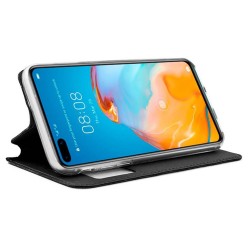 Funda Libro Soporte con Ventana para Huawei P40 Negra 2