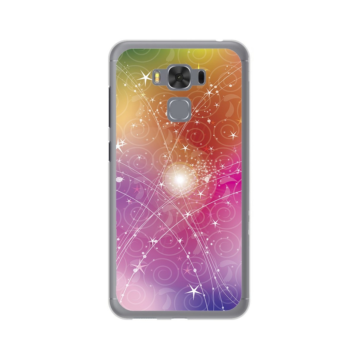 Funda Gel Tpu para Asus Zenfone 3 Max 5.5" Zc553Kl Diseño Abstracto Dibujos