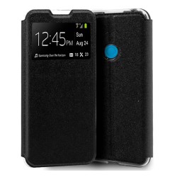 Funda Libro Soporte con Ventana para Realme C3 Negra