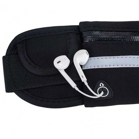 Cinturón Riñonera Deportivo con Bolsillos y Soporte para Botella color Rosa