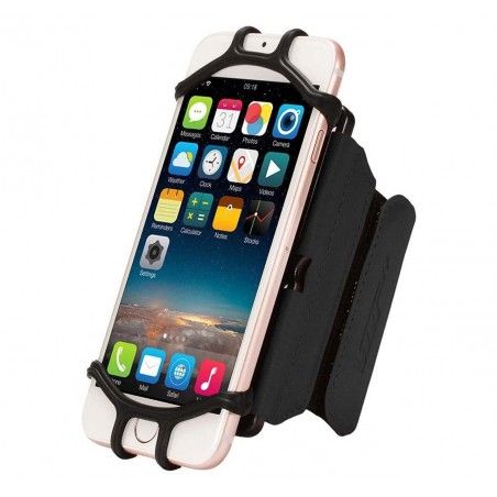 Pulsera Deportiva color Negra con Brazalete Universal Giratorio para Teléfono