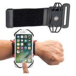 Pulsera Deportiva color Negra con Brazalete Universal Giratorio para Teléfono 2