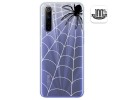 Funda Gel Transparente para Realme 6 diseño Araña Dibujos