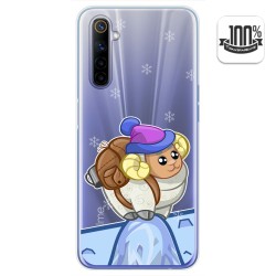 Funda Gel Transparente para Realme 6 diseño Cabra Dibujos