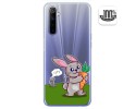 Funda Gel Transparente para Realme 6 diseño Conejo Dibujos