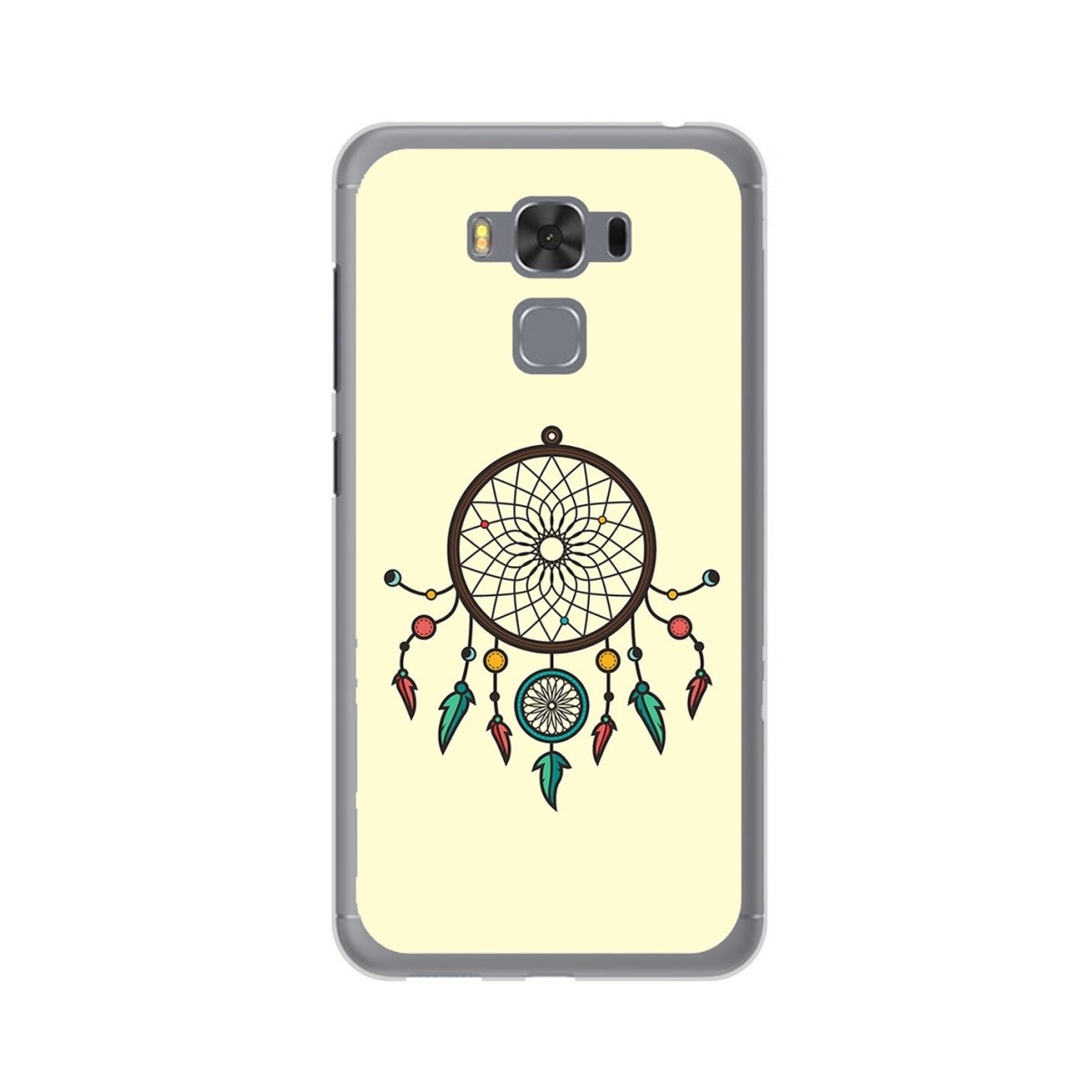 Funda Gel Tpu para Asus Zenfone 3 Max 5.5" Zc553Kl Diseño Atrapasueños Dibujos