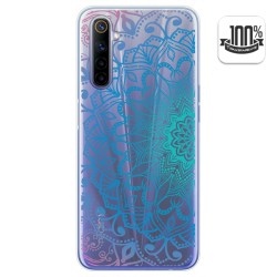 Funda Gel Transparente para Realme 6 diseño Mandala Dibujos