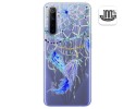 Funda Gel Transparente para Realme 6 diseño Plumas Dibujos