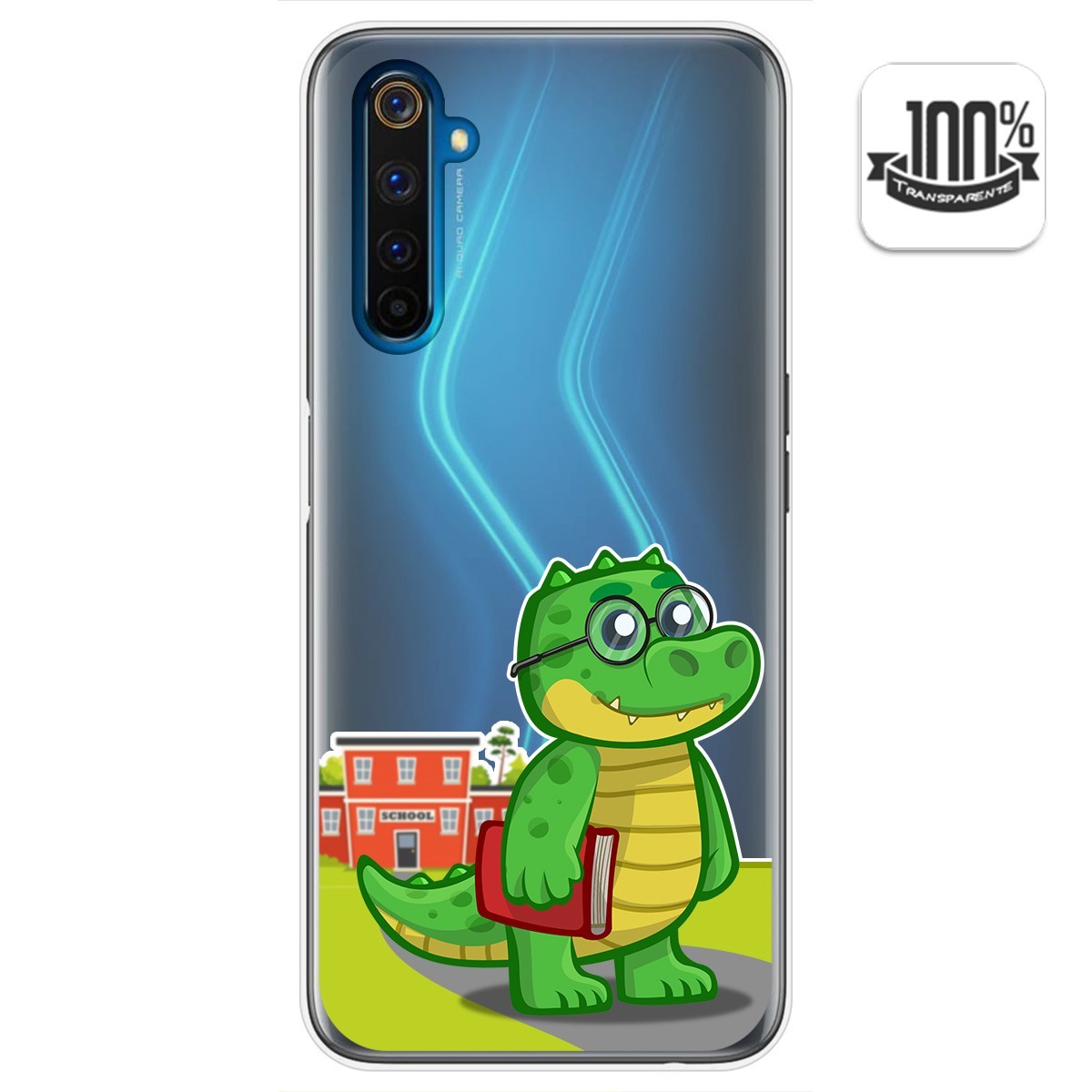 Funda Gel Transparente para Realme 6 Pro diseño Coco Dibujos