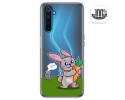 Funda Gel Transparente para Realme 6 Pro diseño Conejo Dibujos