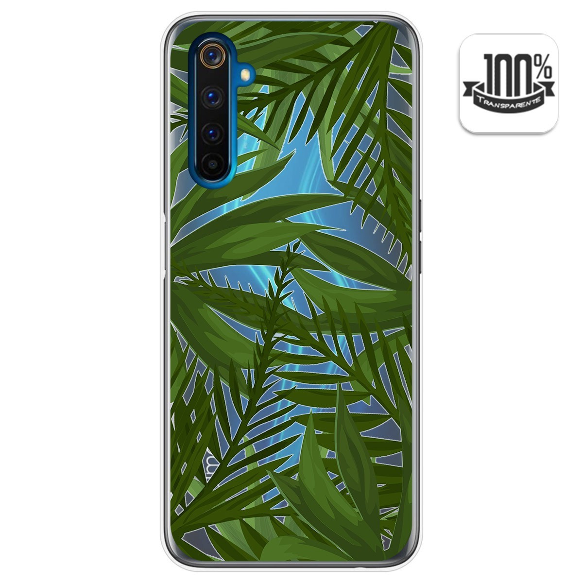 Funda Gel Transparente para Realme 6 Pro diseño Jungla Dibujos