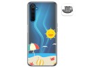 Funda Gel Transparente para Realme 6 Pro diseño Playa Dibujos