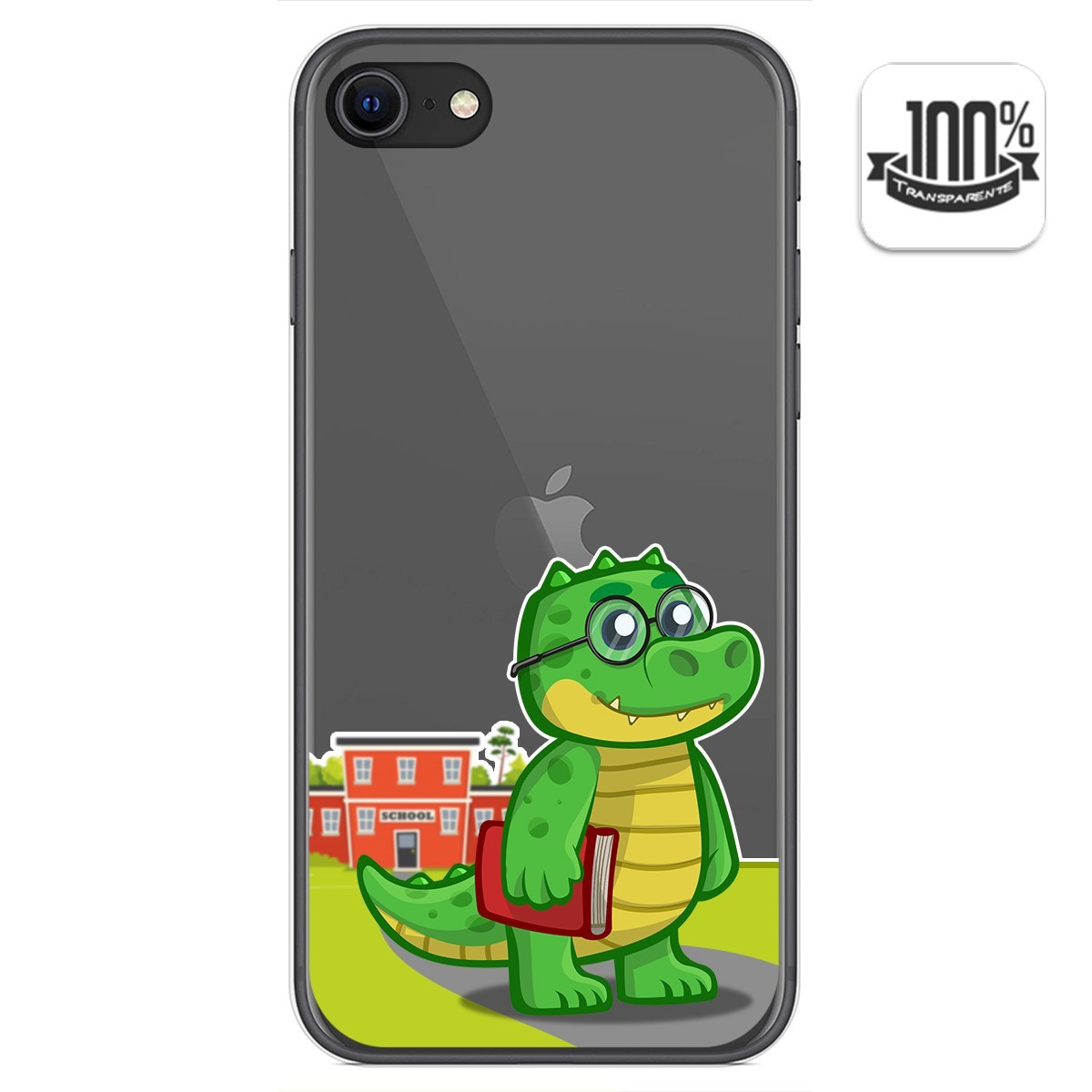 Funda Gel Transparente para Iphone SE 2020 diseño Coco Dibujos