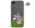 Funda Gel Transparente para Iphone SE 2020 diseño Conejo Dibujos
