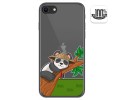 Funda Gel Transparente para Iphone SE 2020 diseño Panda Dibujos