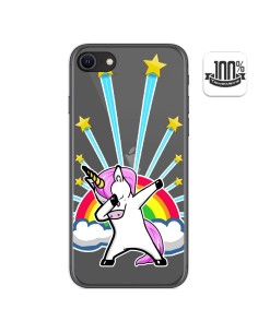 Funda Gel Transparente para Iphone SE 2020 diseño Unicornio Dibujos