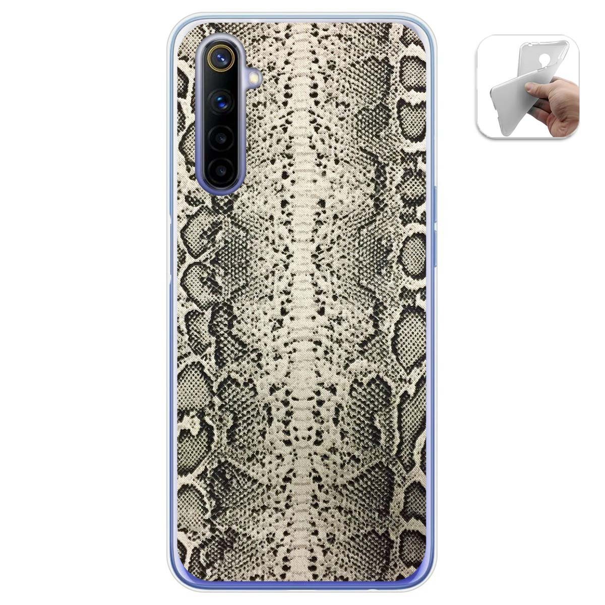 Funda Gel Tpu para Realme 6 diseño Animal 01 Dibujos